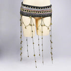 Tribal Belly Dance Costume | Beaded Bra & Belt Set | 2-Piece