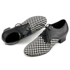 Men's Latin & Modern Dance Shoes | Houndstooth | Low Heel