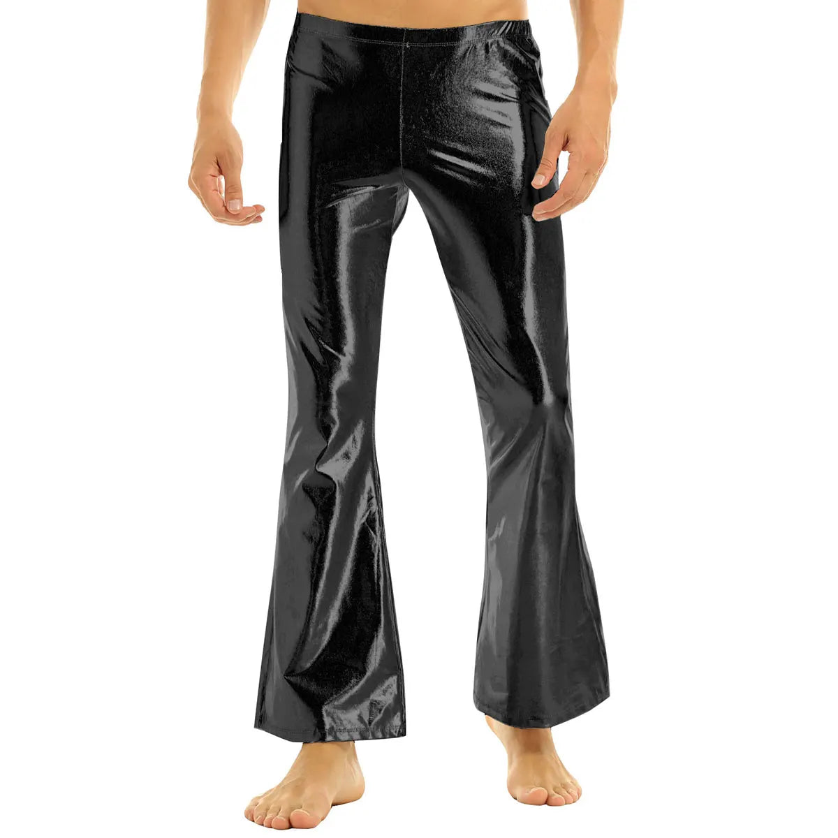 Men's Metallic Bell Bottom Pants | 70s Disco | Flare