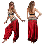 Tribal Belly Dance Costume | Beaded Bra & Belt Set | 2-Piece