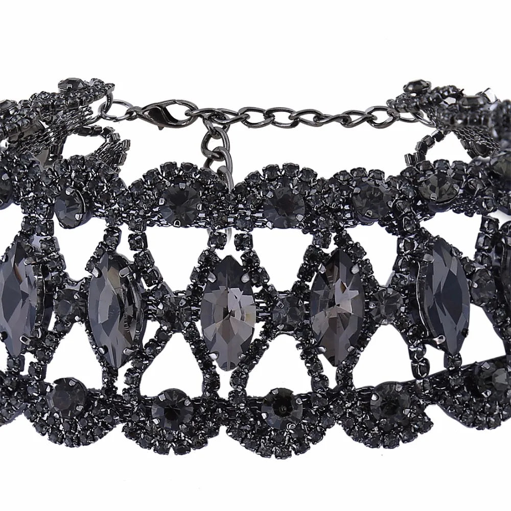Rhinestone Choker | Vintage Lattice