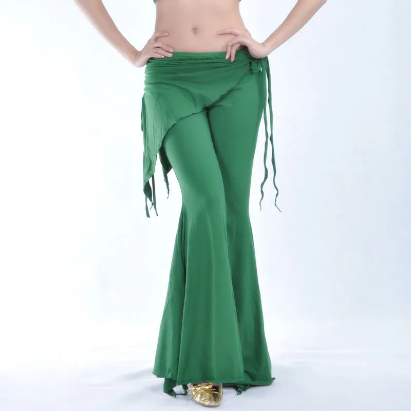 Tribal Belly Dance Flare Pants | Bead Detail | 15 Colors