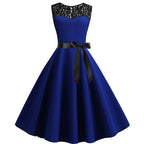 Lace Swing Dress | Vintage A-Line | Knee-Length