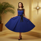 Lace Swing Dress | Vintage A-Line | Knee-Length