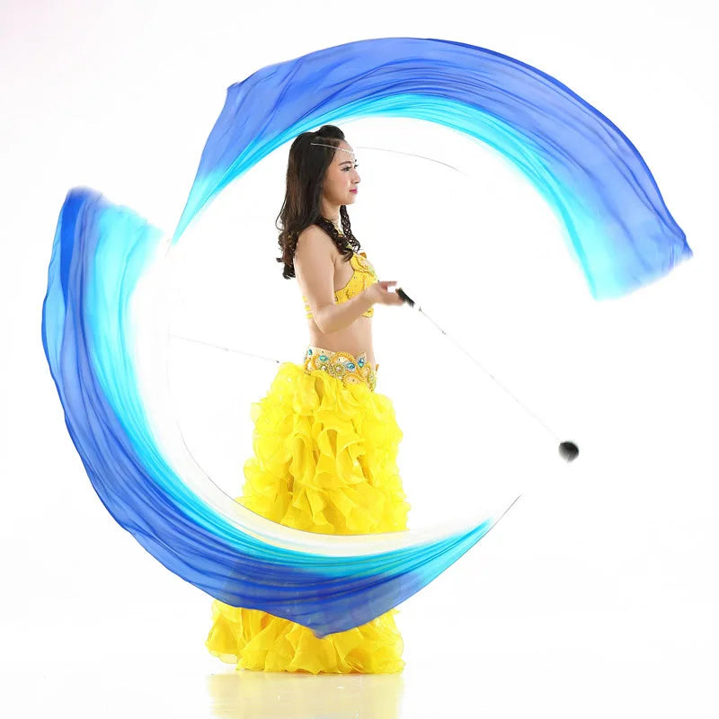 Silk Poi Veil Balls | Belly Dance Hand Props