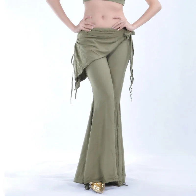 Tribal Belly Dance Flare Pants | Bead Detail | 15 Colors