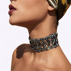 Rhinestone Choker | Vintage Lattice