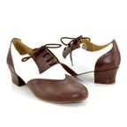 Men's Latin Dance Shoes | Genuine Leather | Low Heel