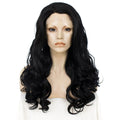 24" Dark Brown Natural Wavy Lace Front Wig – Stage Ready