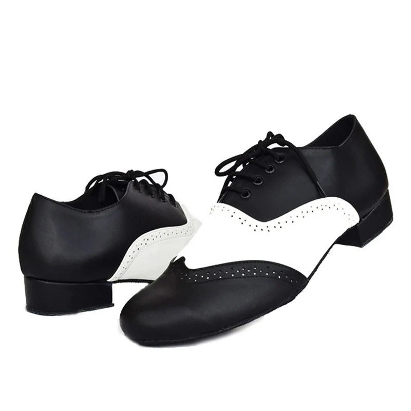 Men's Leather Dance Shoes | Ballroom & Latin | Low Heel