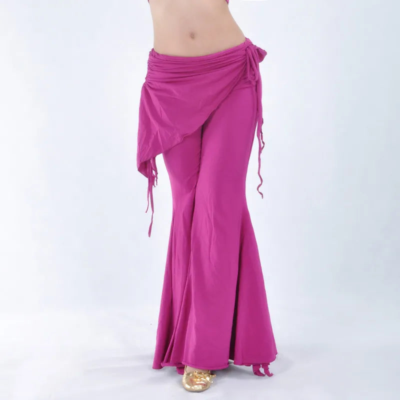 Tribal Belly Dance Flare Pants | Bead Detail | 15 Colors