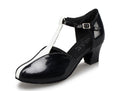 Leather Latin Dance Heels | T-Strap Ballroom | 5–7cm