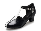 Leather Latin Dance Heels | T-Strap Ballroom | 5–7cm