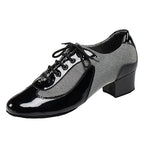 Men's Latin & Ballroom Dance Shoes | Black, White, Red