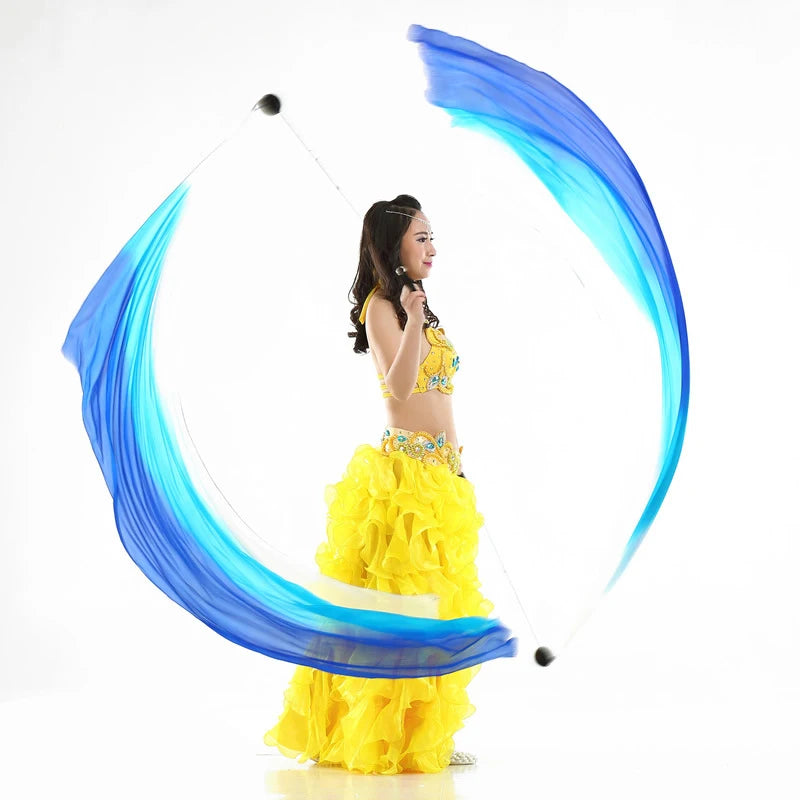 Silk Poi Veil Balls | Belly Dance Hand Props