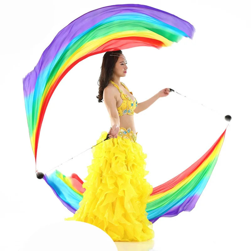 Silk Poi Veil Balls | Belly Dance Hand Props