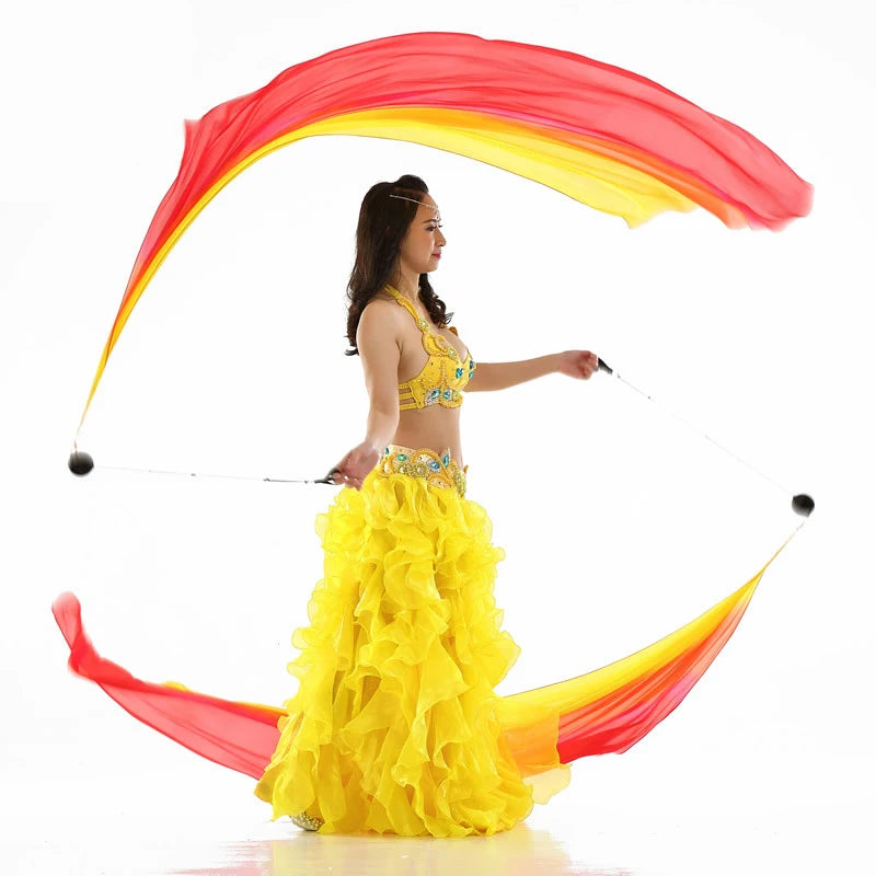 Silk Poi Veil Balls | Belly Dance Hand Props