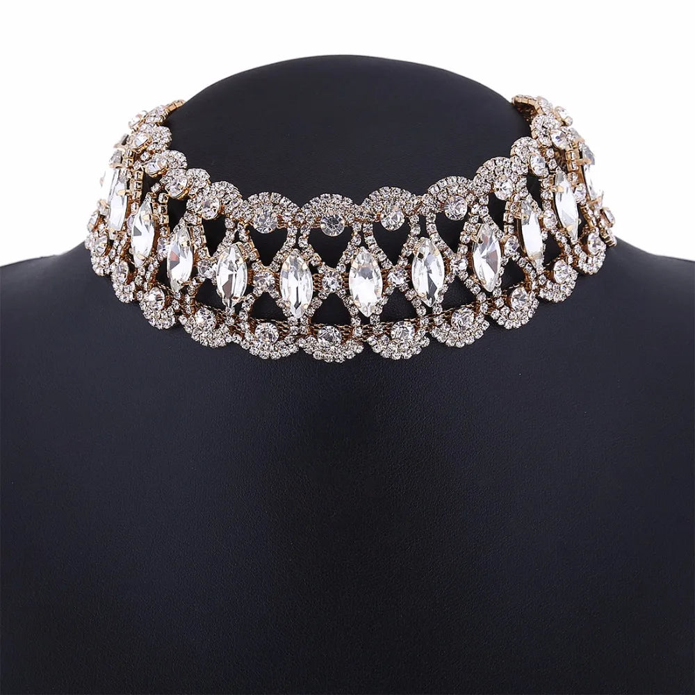 Rhinestone Choker | Vintage Lattice