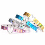 Holographic Heart Choker | Punk Collar | Rave Festival