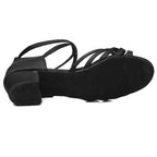 Latin Dance Sandals | Low Block Heel | 3.5 cm