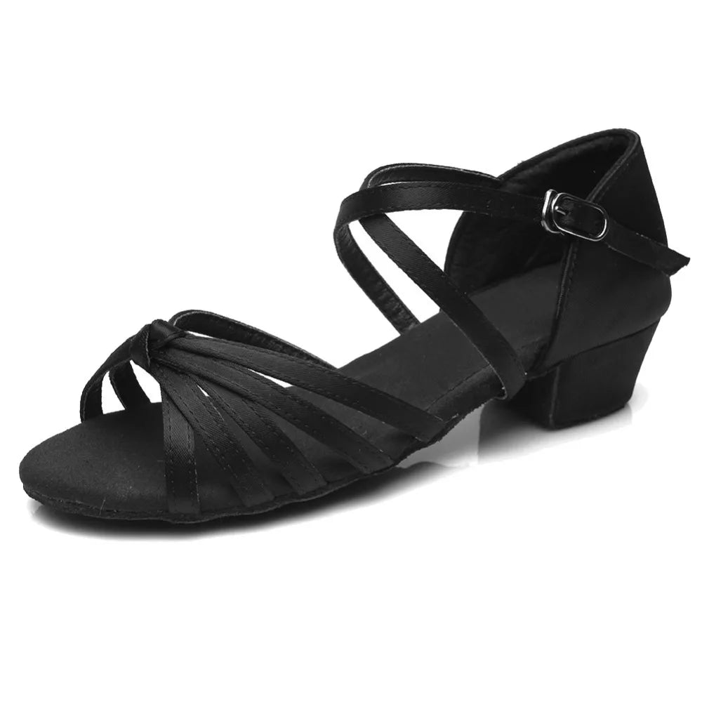 Latin Dance Sandals | Low Block Heel | 3.5 cm
