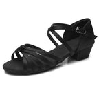 Latin Dance Sandals | Low Block Heel | 3.5 cm