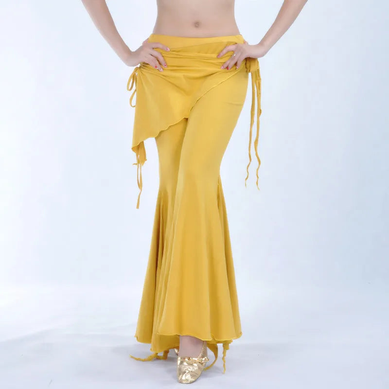 Tribal Belly Dance Flare Pants | Bead Detail | 15 Colors