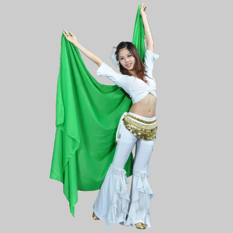Belly Dance Chiffon Veil - Rectangle Performance Scarf 250cm x 120cm