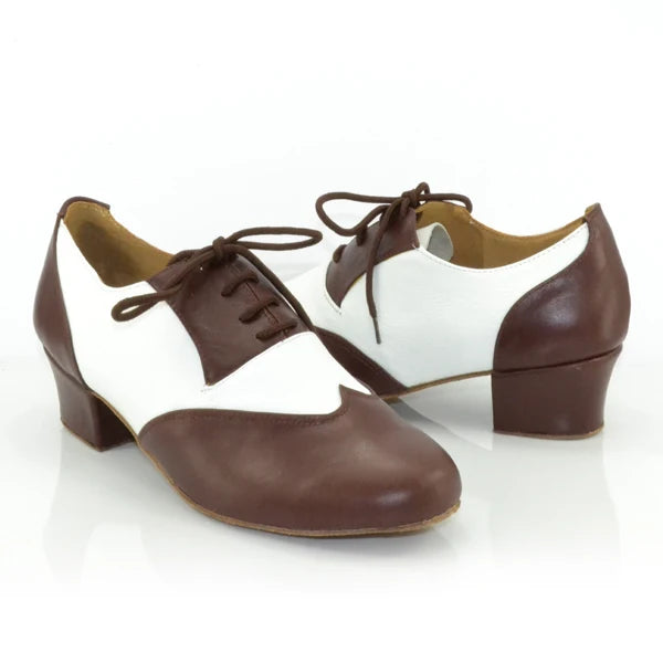 Men's Latin Dance Shoes | Genuine Leather | Low Heel