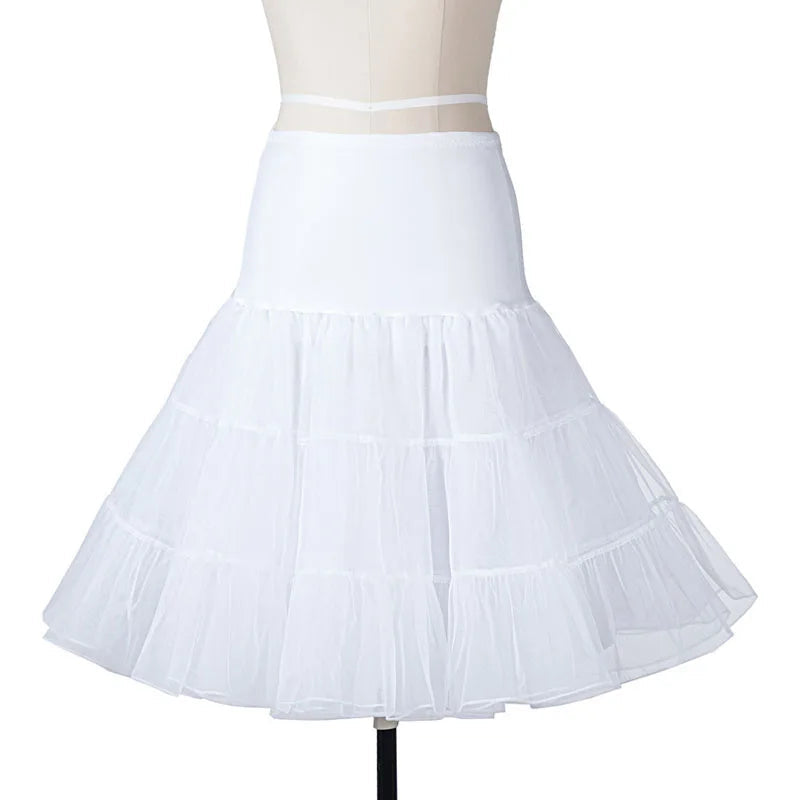 Vintage Polka Dot Swing Dress | Petticoat | S–XXL