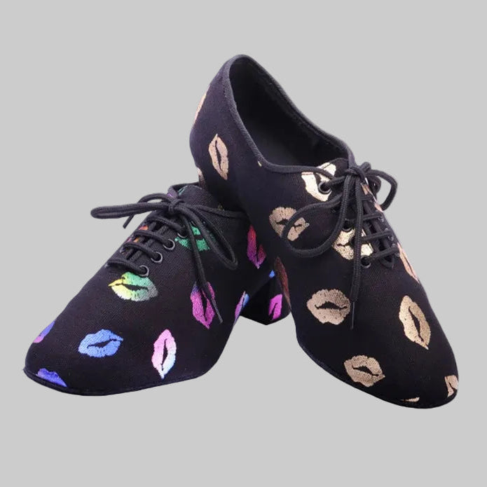Women's Latin Dance Shoes - Professional Ballroom Sneakers