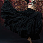 Tribal Gypsy Belly Dance Skirt | 21-Yard Linen Maxi