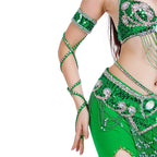 Belly Dance Arm Sleeve | Sequin Cross-Strap Armband