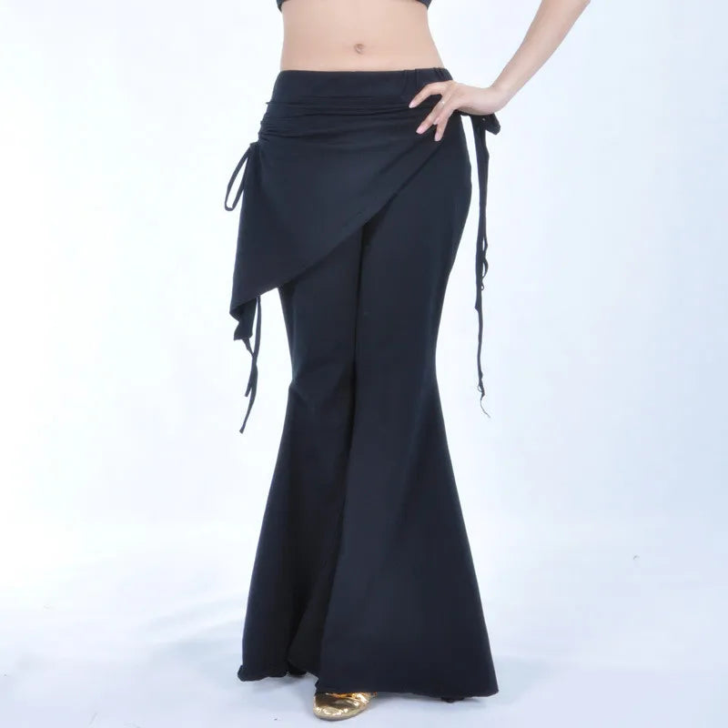 Tribal Belly Dance Flare Pants | Bead Detail | 15 Colors