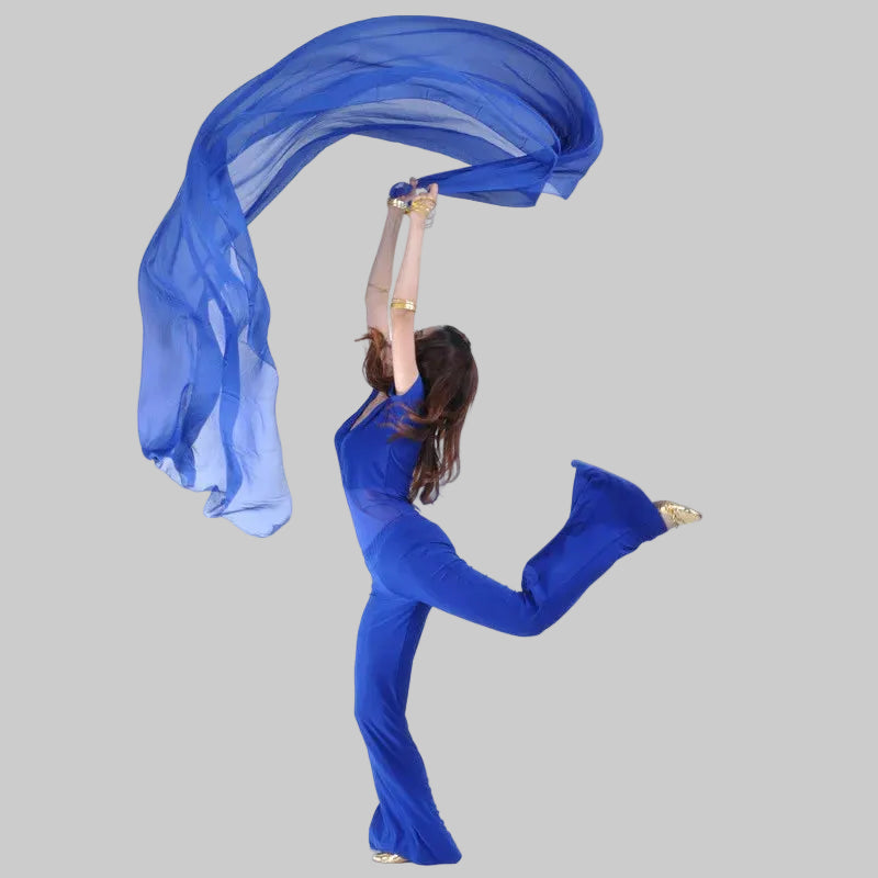 Belly Dance Chiffon Veil - Rectangle Performance Scarf 250cm x 120cm