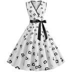Vintage Polka Dot Swing Dress | Petticoat | S–XXL