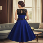 Lace Swing Dress | Vintage A-Line | Knee-Length