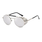 Steampunk Round Sunglasses | Side Shield | UV400
