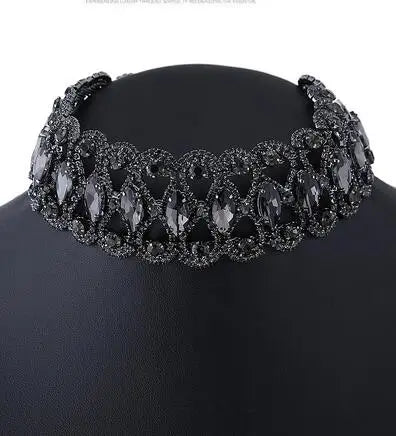 Rhinestone Choker | Vintage Lattice