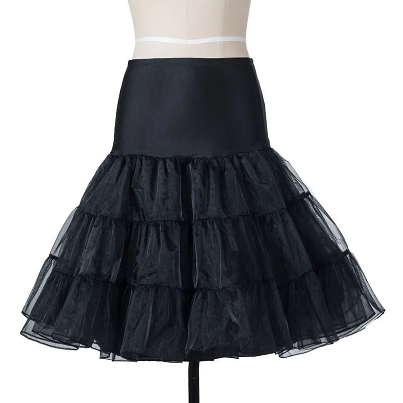 Vintage Polka Dot Swing Dress | Petticoat | S–XXL