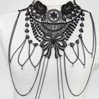 Gothic Lace Body Chain | Stage & Costume