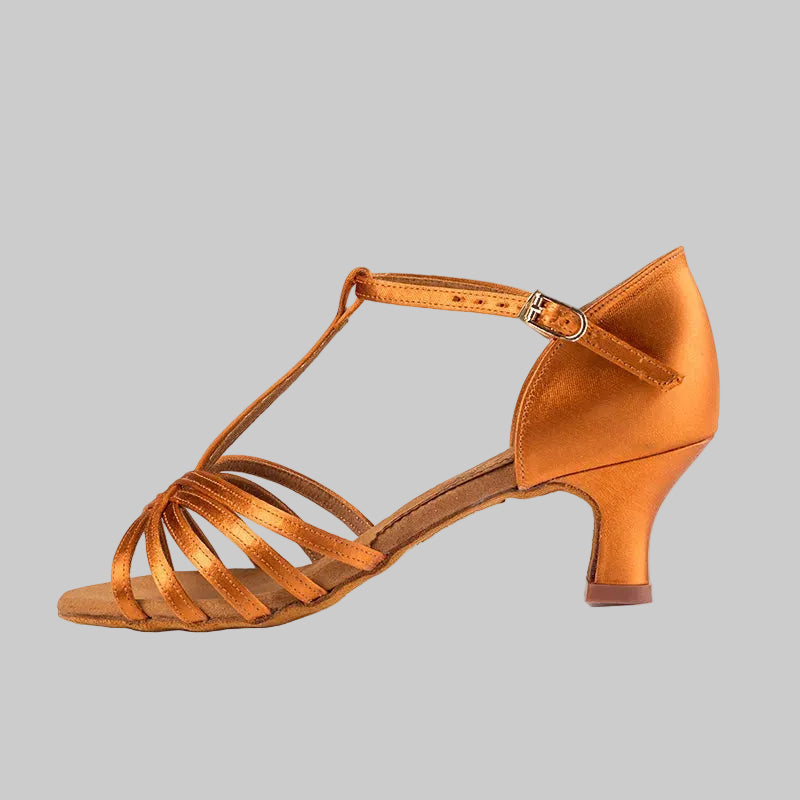 BD Dance 217: Professional Latin & Ballroom Heels – Premium Silk Satin