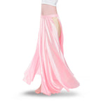 Belly Dance Skirt | Satin Double Slit