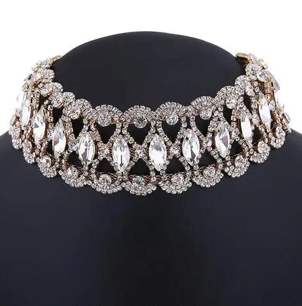 Rhinestone Choker | Vintage Lattice
