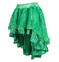 Victorian High-Low Lace Skirt | Burlesque & Gothic | Multilayer Ruffle