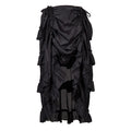 Victorian Gothic High-Low Ruffle Skirt | S–6XL | 3 Colors