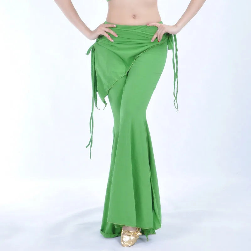 Tribal Belly Dance Flare Pants | Bead Detail | 15 Colors