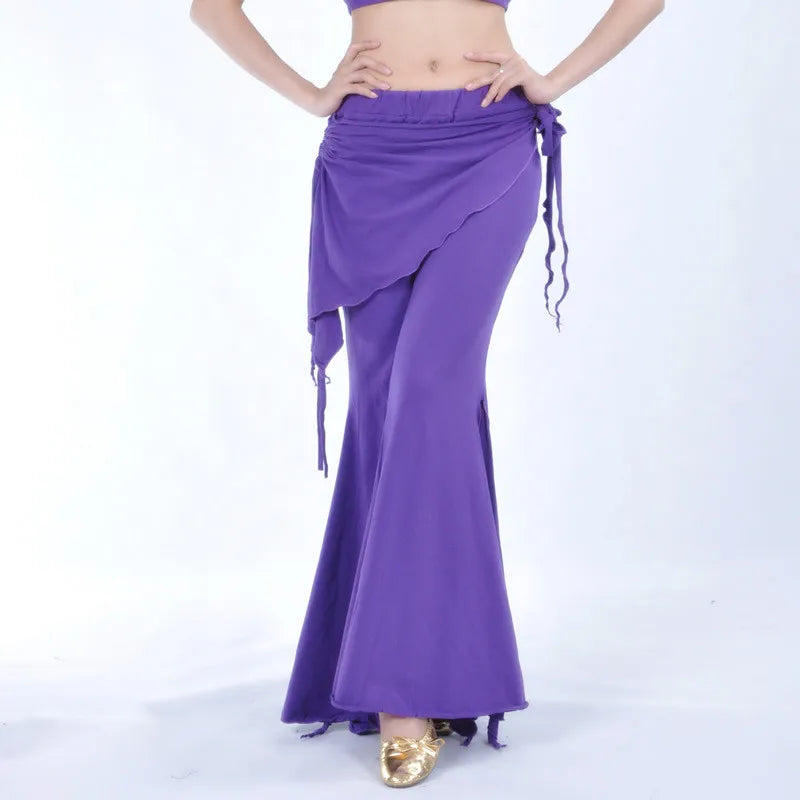 Tribal Belly Dance Flare Pants | Bead Detail | 15 Colors