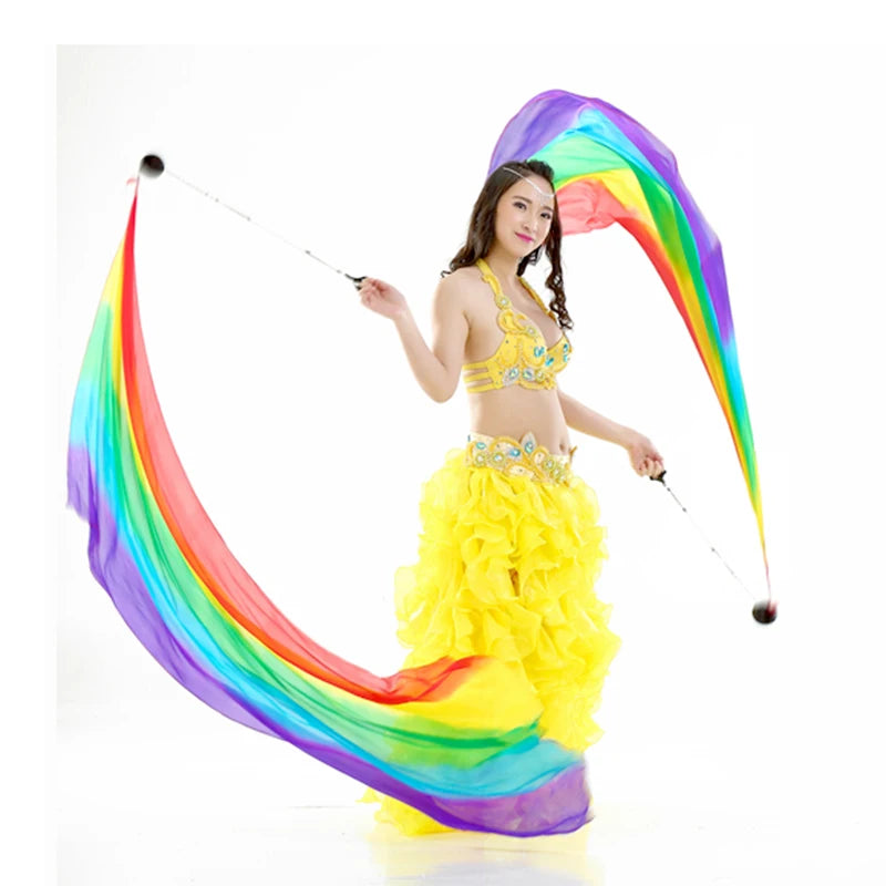 Silk Poi Veil Balls | Belly Dance Hand Props