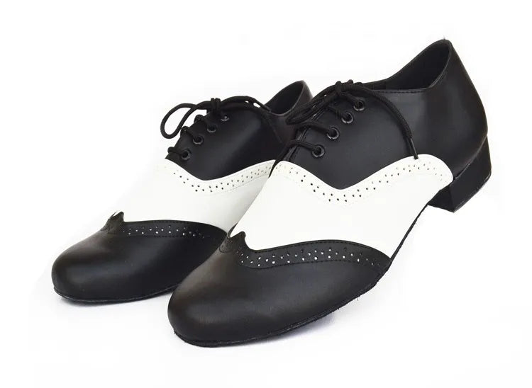 Men's Leather Dance Shoes | Ballroom & Latin | Low Heel